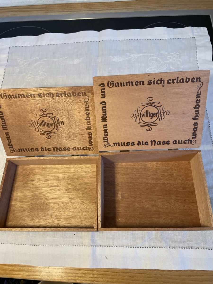 Sonstige Tabakwaren: Zigarrenboxen Villiger – Gebraucht aus Ostermundigen von rleimer 2