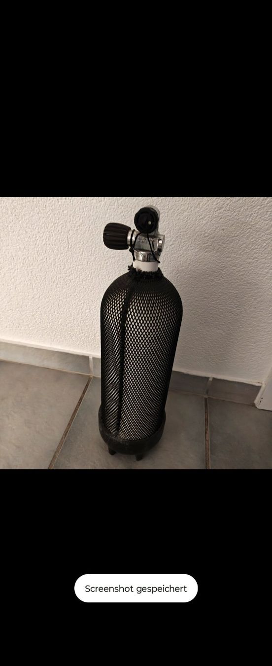 Bombole da sub: Tauchflasche 10 liter mit Doppelventil, ungeprüft – Usato da Pfaffnau venduto da ThomaLuzern