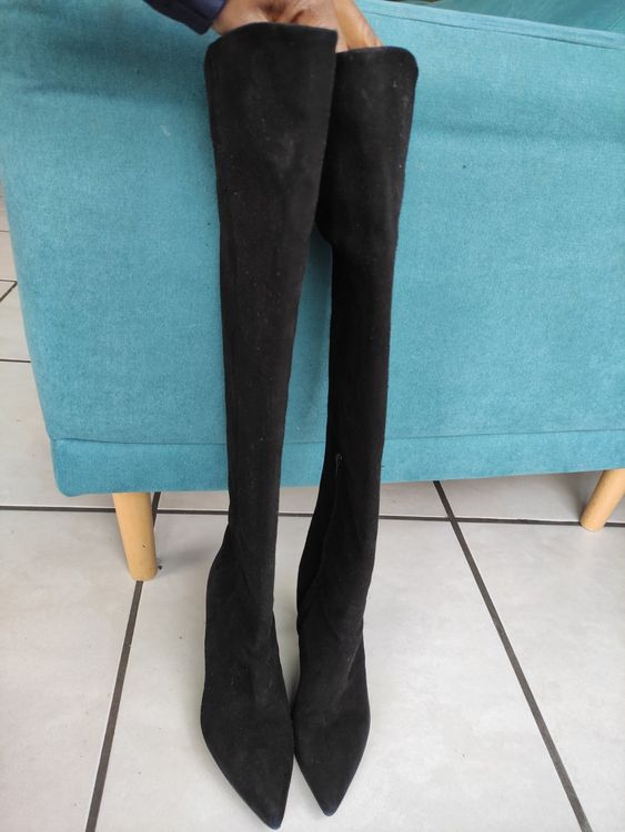 Bottes cuissardes Minelli 39 cuir su d noires Kaufen auf Ricardo