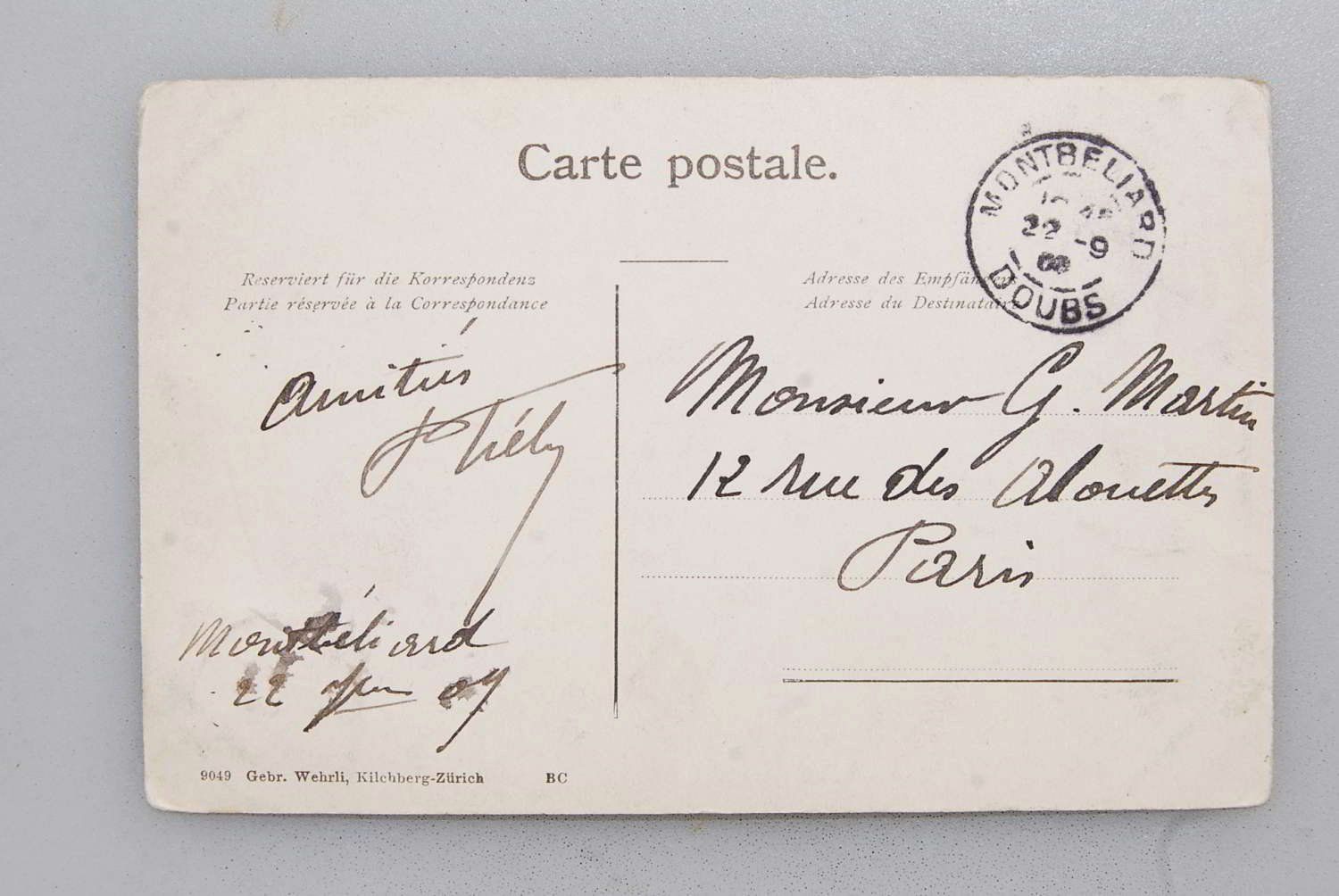 Cartes postales: AK Im Berner Oberland 1903 – D'occasion à Rüfenacht BE par Toro06 1
