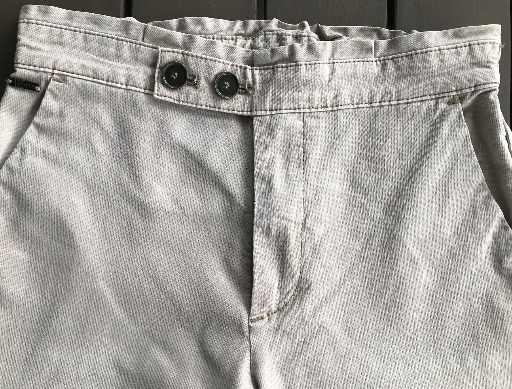 Nile Hosen: Nile Barrel Hose, Grösse XS, beige – Neu (gemäss Beschreibung) aus Ebnat-Kappel von Molton 2