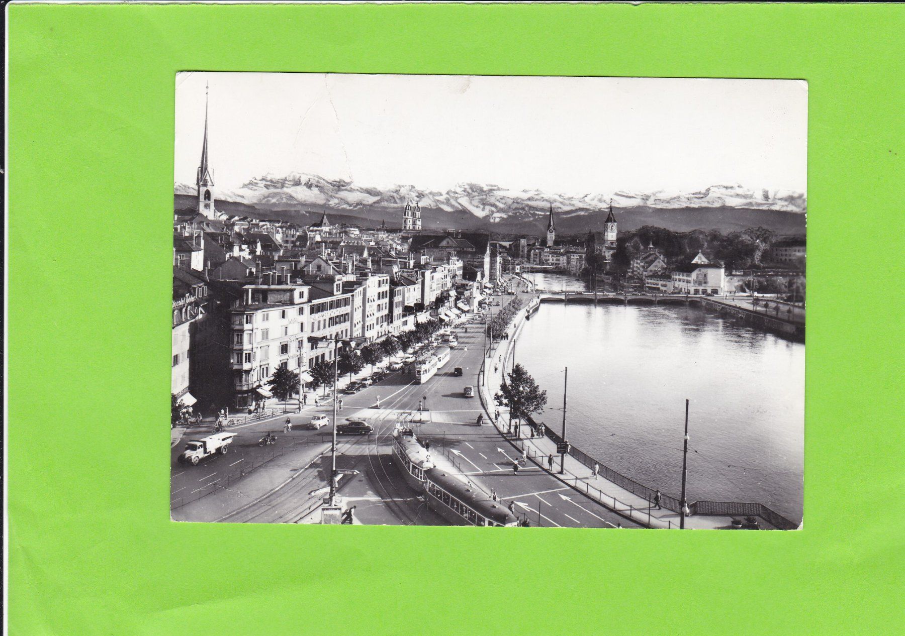 Ansichtskarten: Zürich-Oldtimer-Tram-Limmatquai – Gebraucht aus St. Peterzell von neckertal