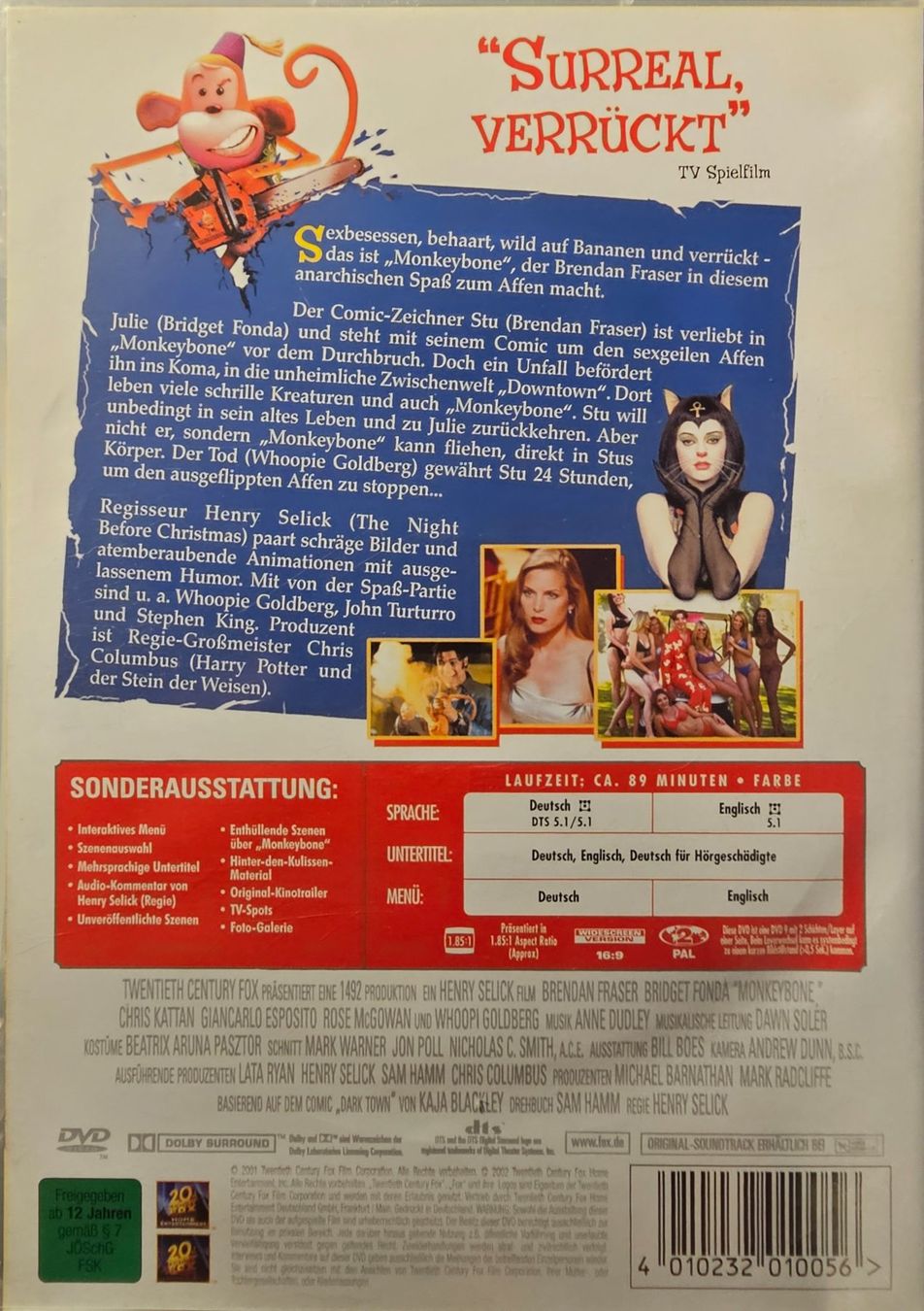 Alle DVDs: Monkeybone – Gebraucht aus Wahlen b. Laufen von Cg10 1