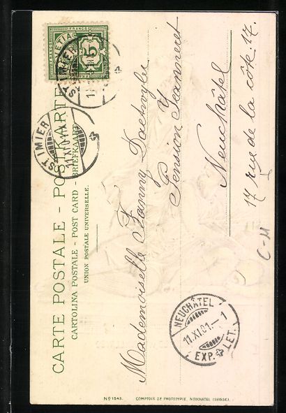 Cartoline postali: AK Stans, Denkmal Arnold v. Winkelried – Usato da Berlin venduto da bartko-reher 1