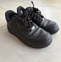 Nike Air Force 1 Sneaker schwarz gebraucht guter Zustand