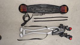 Thule Veloträger Anhängerkupplung & Mottez Lichtbalken / Num