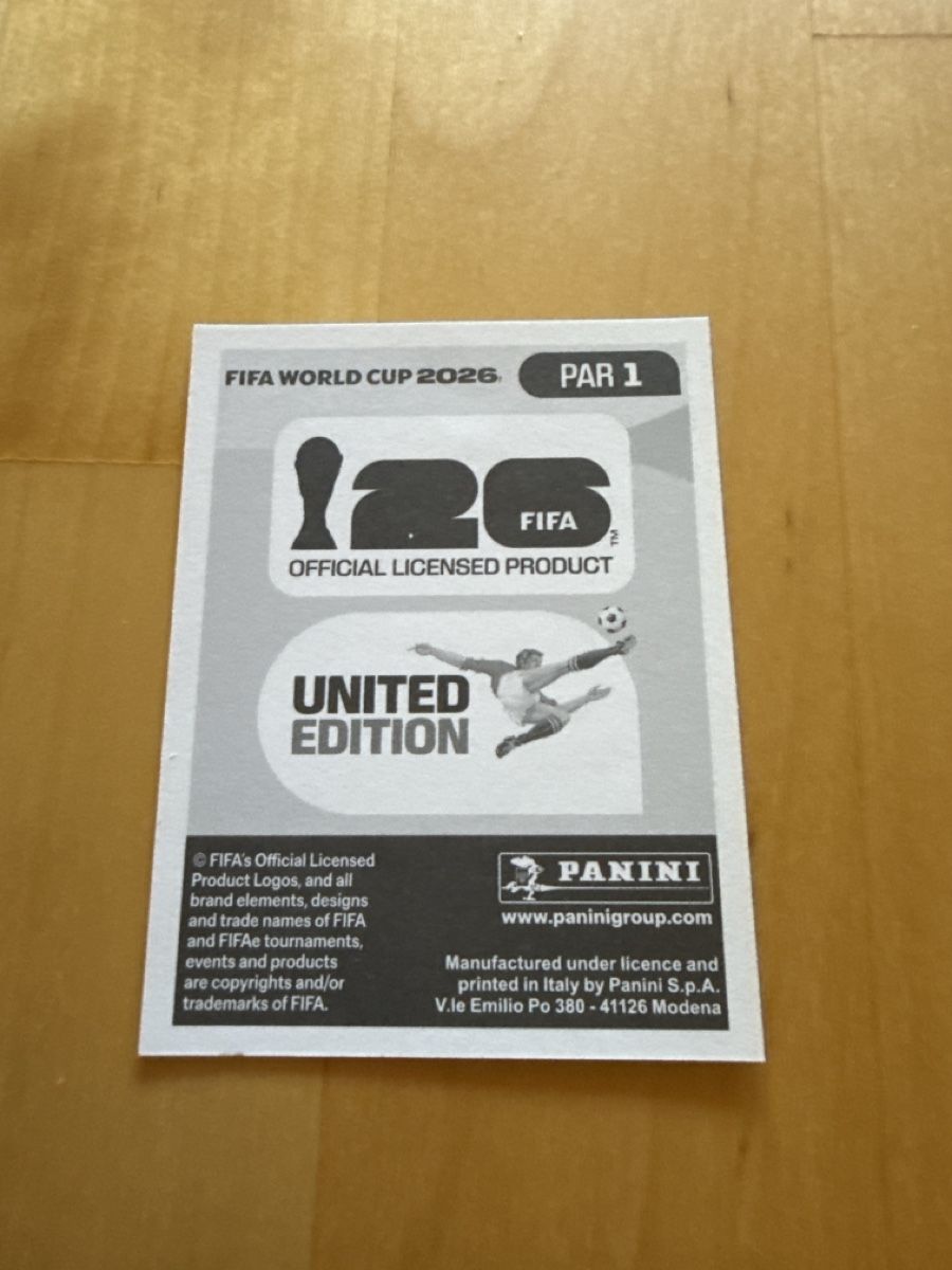 Panini Carte collezionabili: WAPPEN PANINI WM 2026 – Nuovo (secondo la descrizione) da Ulisbach venduto da PET-030 1