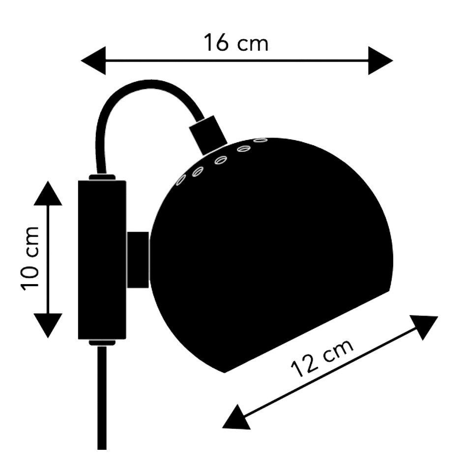 Lampade: Frandsen Ball Wandleuchte – Usato da Bern venduto da Mydogonline 5