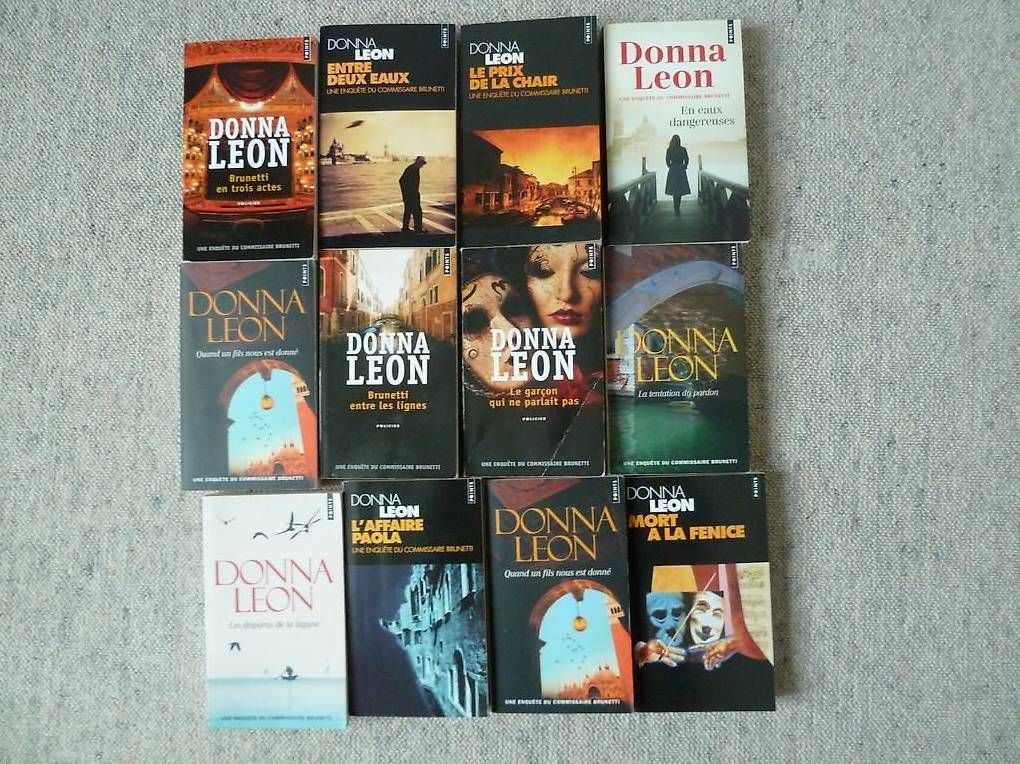 Bücher: Donna Leon  Romans Commissaire Brunetti – Gebraucht aus Villigen von Panthertwo