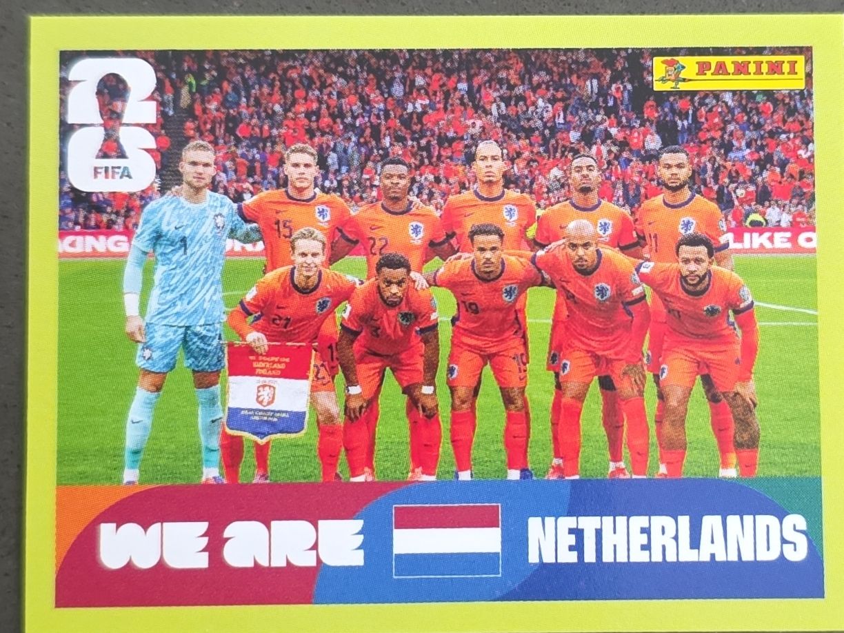 Panini Carte collezionabili: Figurina Panini Olanda 2026  – Usato da Massagno venduto da Arj87