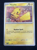 Pokémon Pikachu Karte 051/162 non Holo 2024 🇺🇸