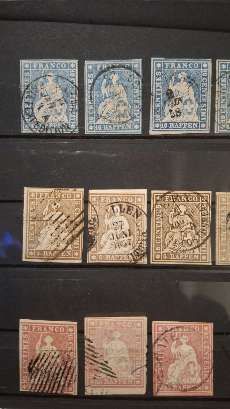 Alle Briefmarken: Strubellot 20Stk gut gerandet  – Gebraucht aus Balgach von SIMEON27 1