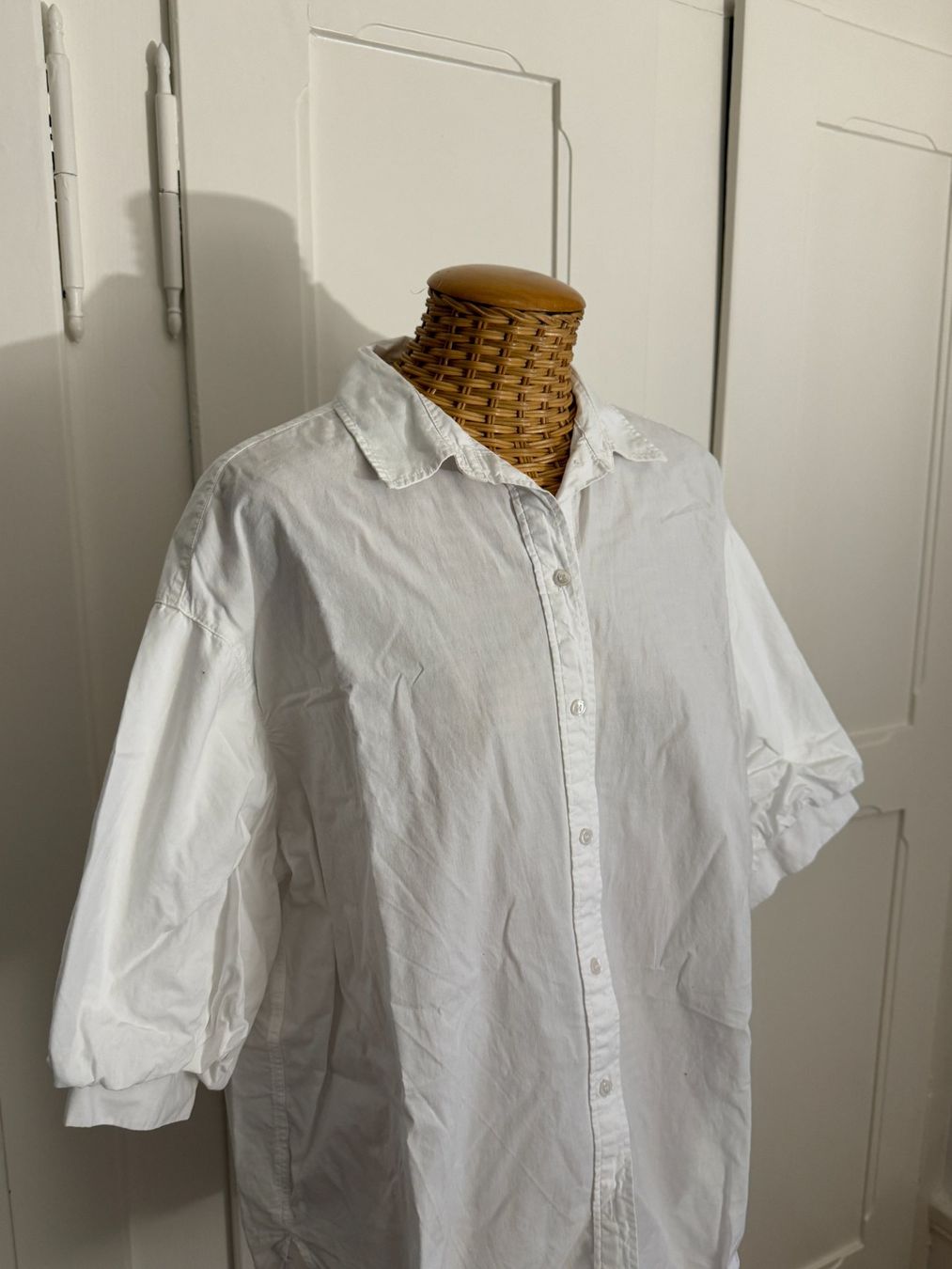H&M Blusen: Bluse weiss oversized mit Puffärmeln M – Gebraucht aus Zürich von Diazaio 1