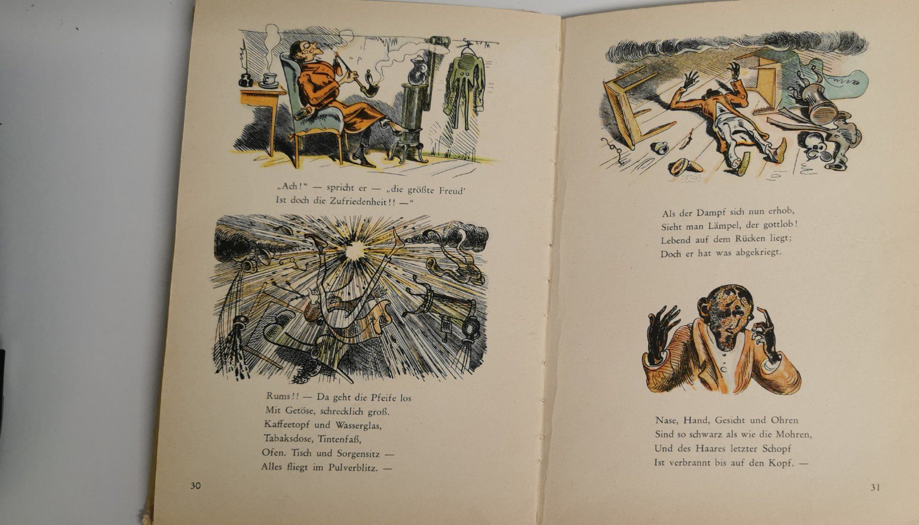 Libri: MAX UND MORITZ EINE BUBENGESCHICHTE IN SIEBEN STREICHEN – Usato da Affoltern am Albis venduto da Milkyway58 4