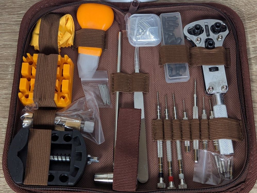 Kit d'outils de remplacement de batterie de montre, kit de réparation