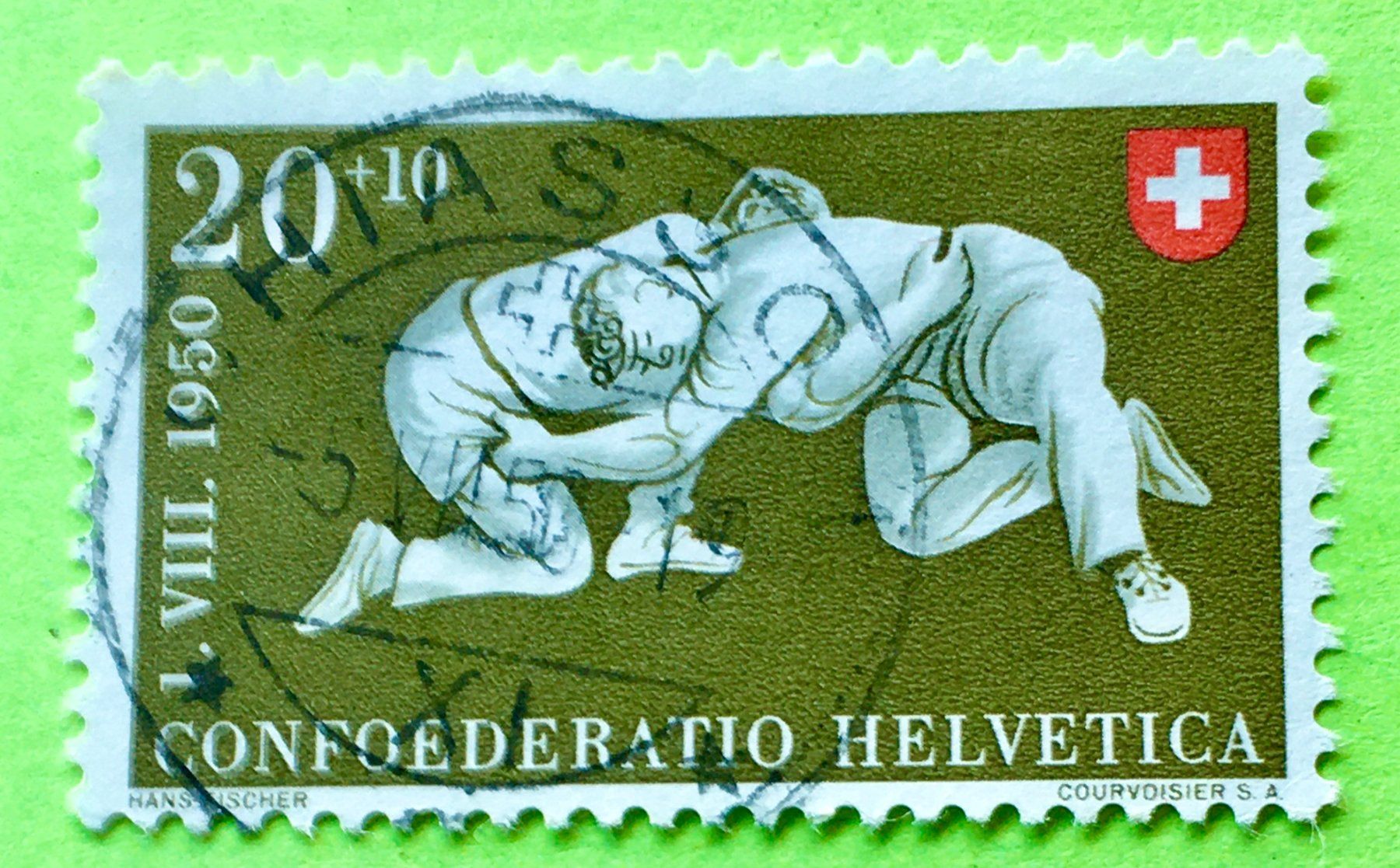 Alle Briefmarken: Nr.B 48 GESTEMPELT 1950  ﻿  – Gebraucht aus Aarau von Billa007