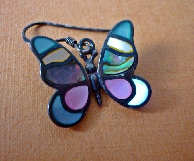 Orecchini pendenti & Orecchini a lobo: Schmetterling Ohrringe - 925 Silber – Usato da Adliswil venduto da di_hans 2