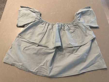 Mintfarbenes Off-Shoulder Crop Top | S/M | Sommer & Boho