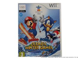 Mario & Sonic at the Winter Games (De/Fr) mit Anleitung  Wii