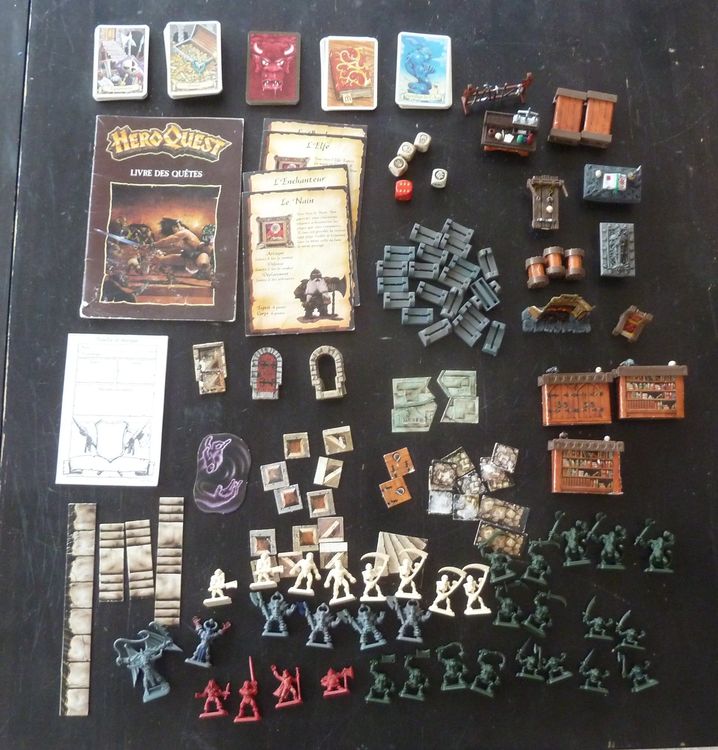 HEROQUEST PIÈCES DÉTACHÉES Rechange Fiche Personnage EUR 4,99 - FR