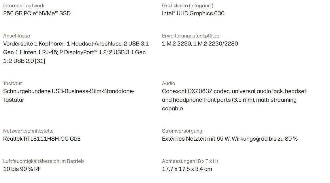 Hewlett Packard PCs: HP ProDesk 400 G4 Desktop Mini PC – Gebraucht aus Rapperswil SG von rastawarrior 5