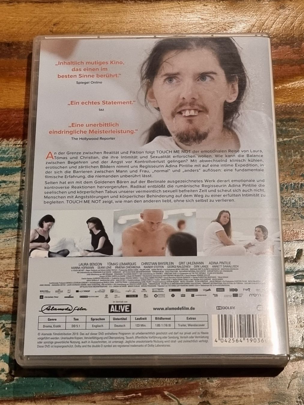Tutti i DVDs: Touch me not, DVD Kontrovers Drama – Usato da Winterthur venduto da Belzarek 1