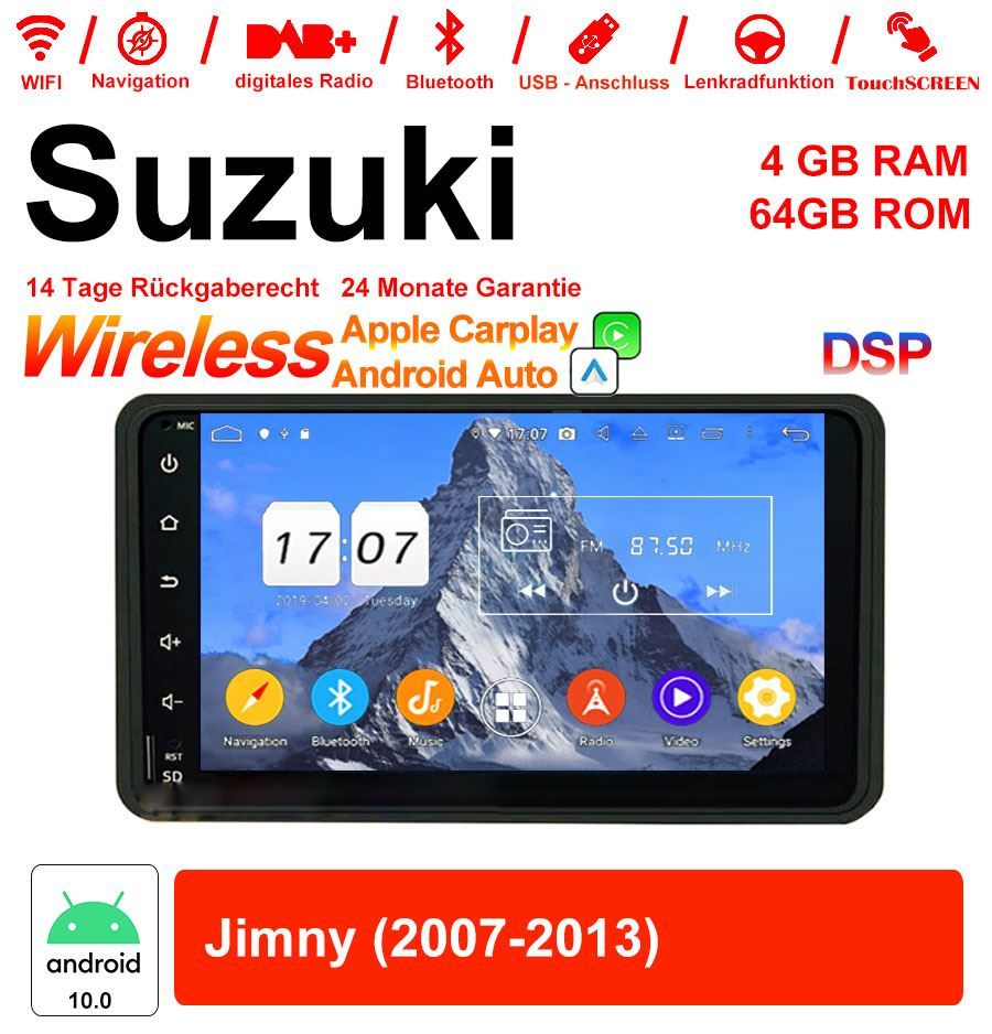 Autoradio: Suzuki Jimny 7" Android 10.0 Autoradio – Nuovo e nell'imballaggio originale da Malans GR venduto da BUYBEST-Schweiz