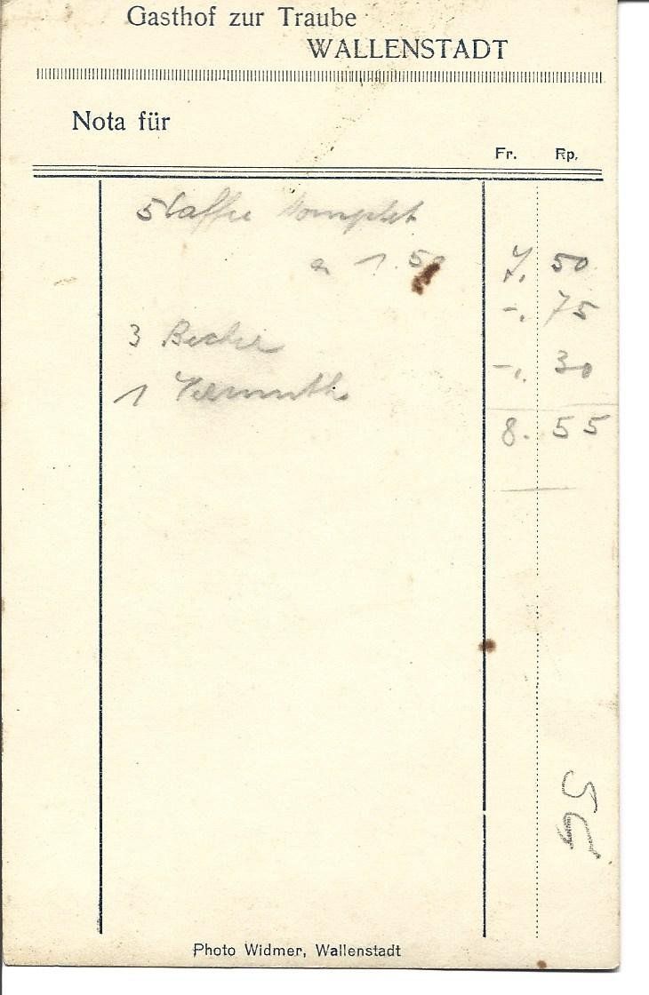 Cartes postales: AK Wallenstadt Nota Oldtimer – D'occasion à Appenzell par mai25 1