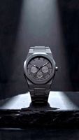 All Black Watch Polycarbon 43,5 mm / unusual watch all Black