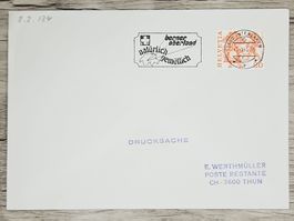 CL02 Enveloppe + Timbre Suisse 1984