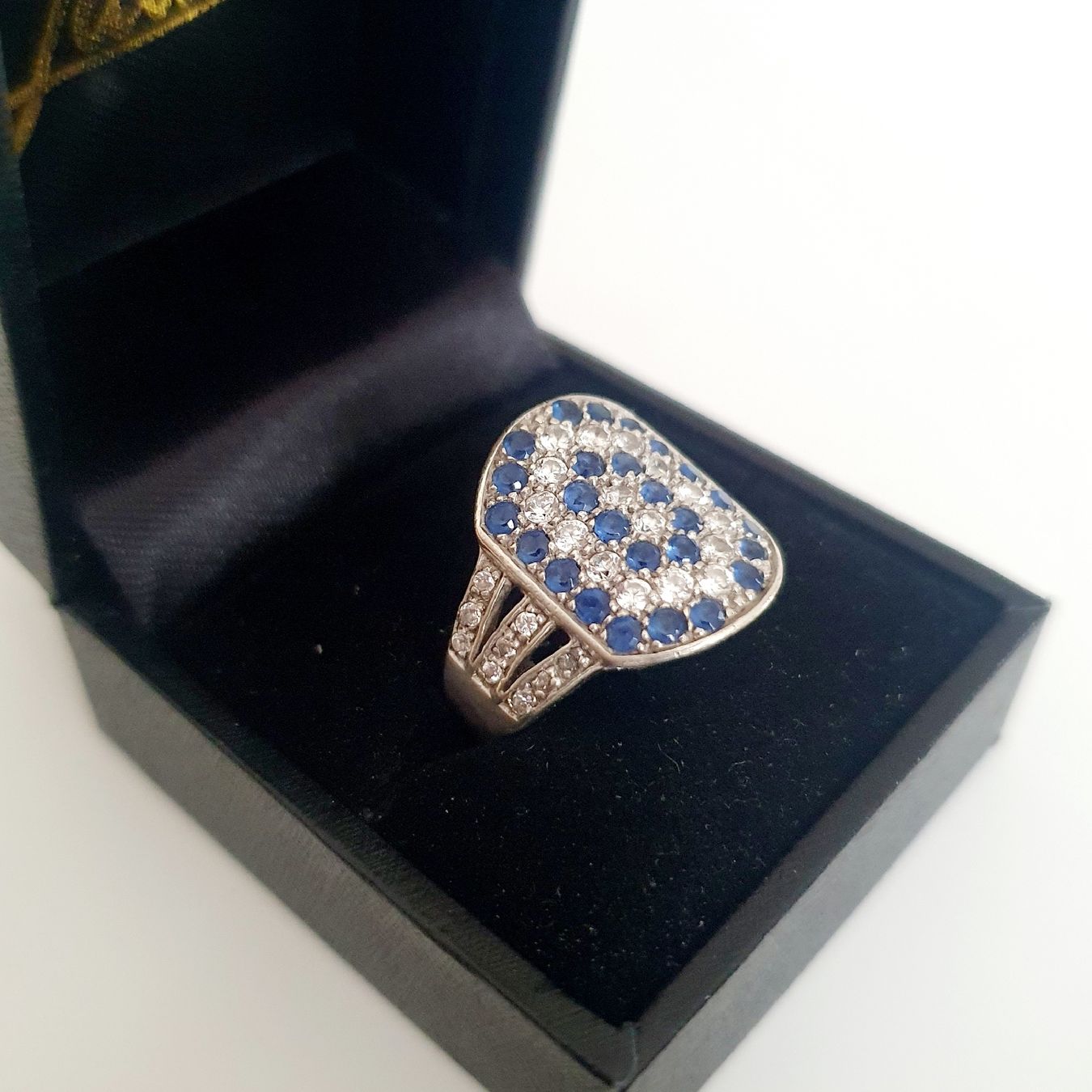Anelli: Silber Ring 925 mit Schmucksteinen Gr 17,6 mm – Usato da Kreuzlingen venduto da Wunderkiste123 1