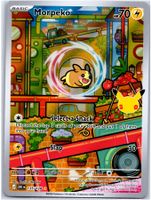 Pokémon Karte Morpeko 135/128 30th anniversary