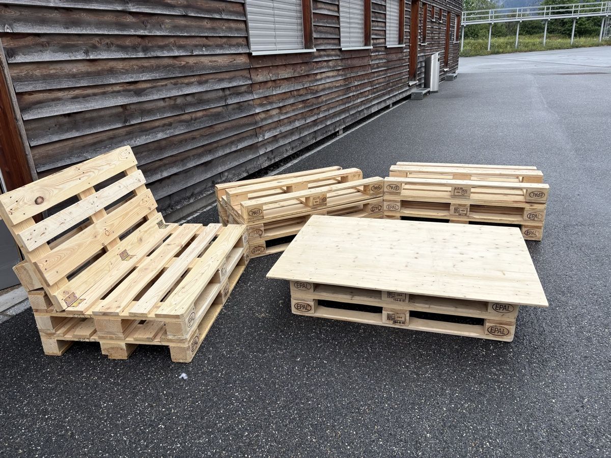 Paletten: Paletten-Lounge – Neu (gemäss Beschreibung) aus Cazis von Chocholino 3