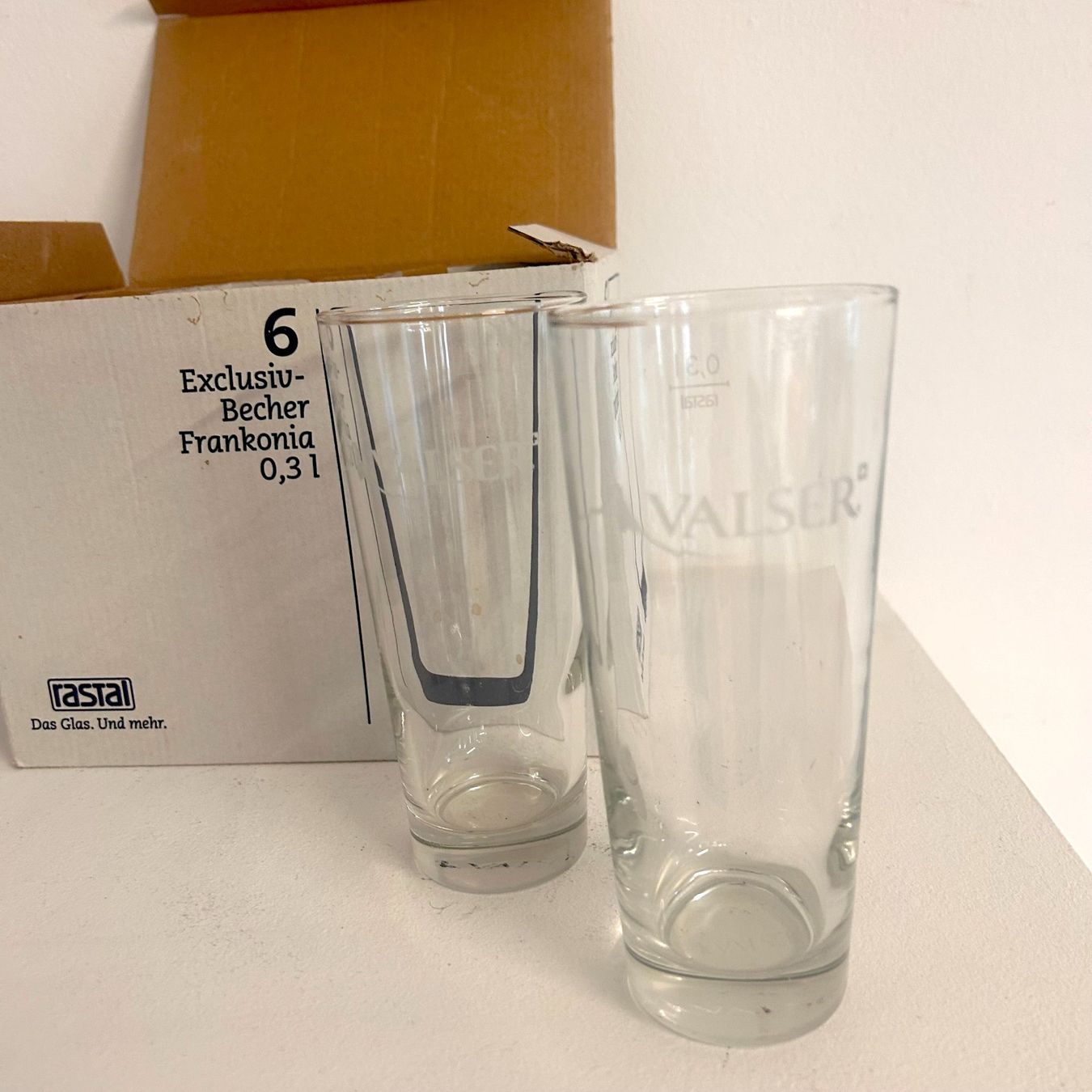 Bicchieri: 6 verres Valser neufs, 30 cl – Usato da bursins venduto da silversurfer1972