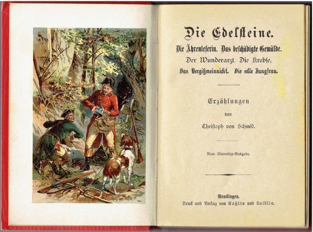 Libri: Die Edelsteine Chr. von Schmid, mit Chromolithos, um 1905 – Usato da Flims - Dorf venduto da Stagediver 2