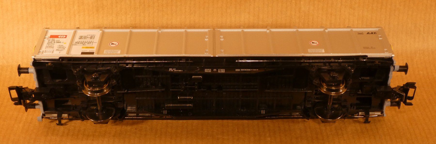 Roco Modellini di ferrovie: Roco 46945 SBB AAE Schiebewandwagen Hbillns – Nuovo (secondo la descrizione) da Muri b. Bern venduto da Malagueno 6