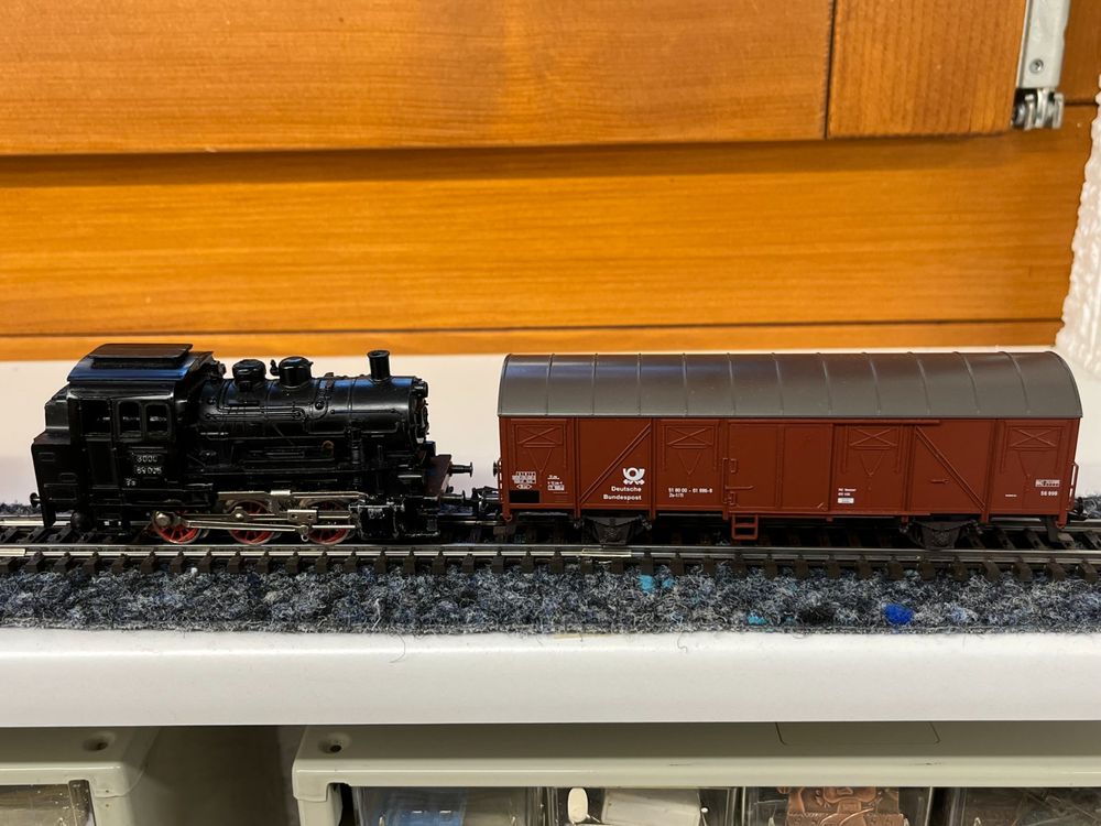 Märklin Dampflok HO Analog WS mit Güterwagen 89005 (Gebraucht) in ...