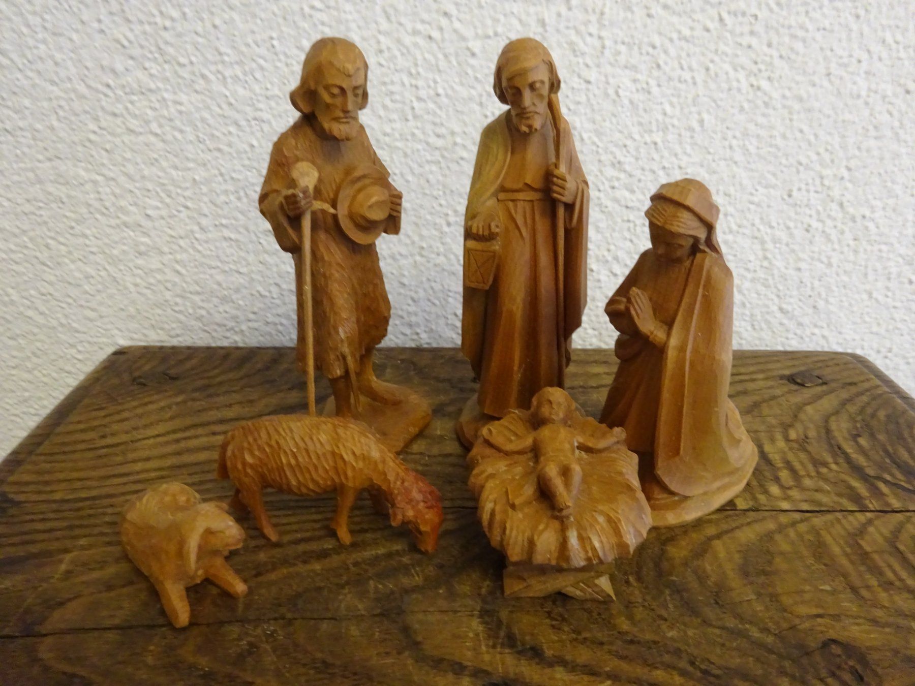 Sculture & Statue: 6x Holzfiguren antike Krippe – Usato da Esslingen venduto da eintagammeer 8