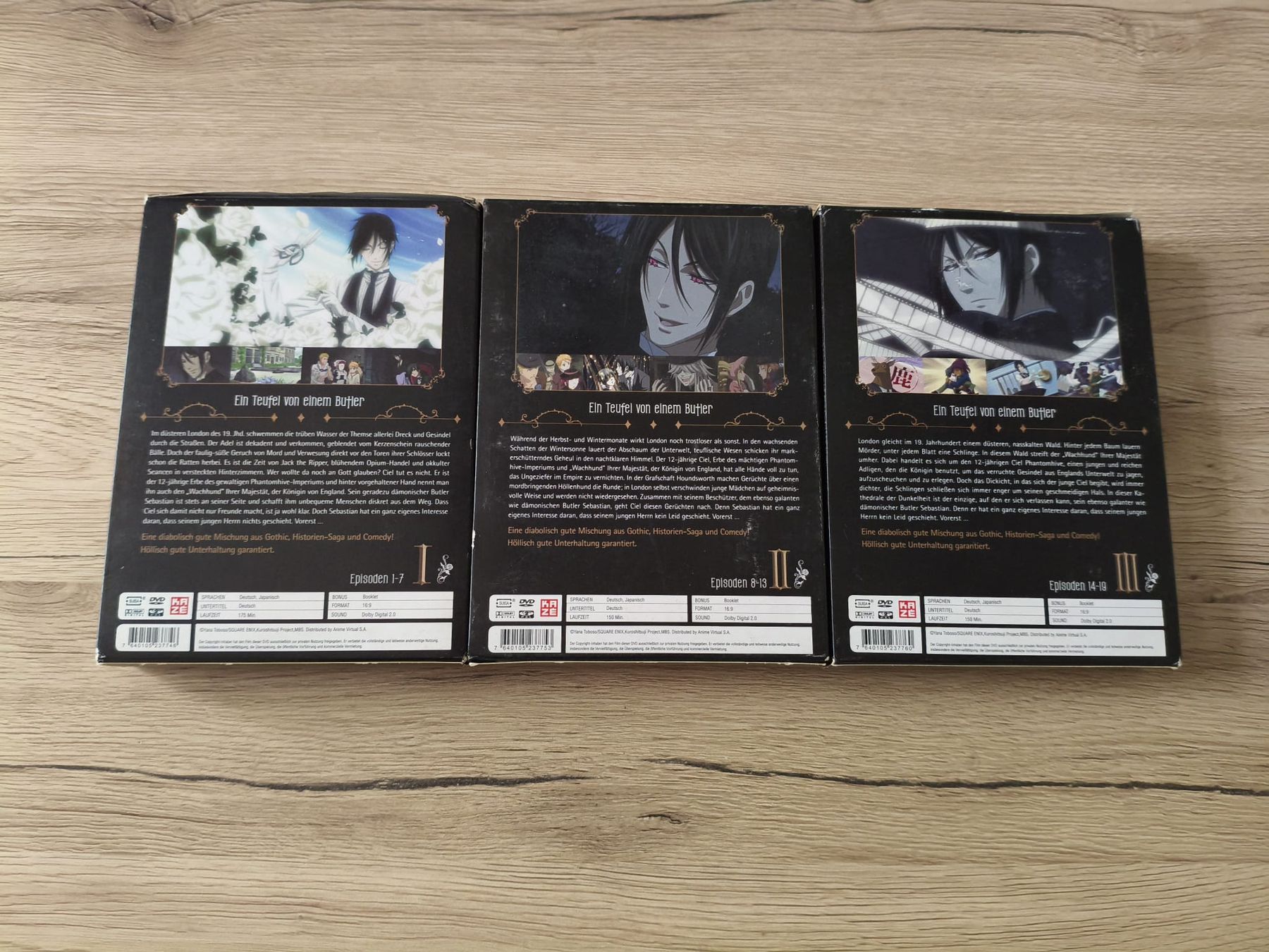 Tutti i DVDs: Black Buttler DVD Sammlung  – Usato da Eschenbach LU venduto da Bxdriver89 1