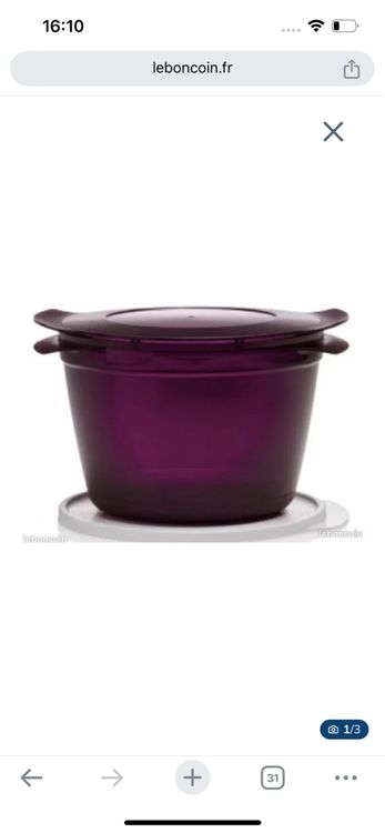 Tupperware MicroCook 2.25l avec couvercles (Neuf avec emballage d ...