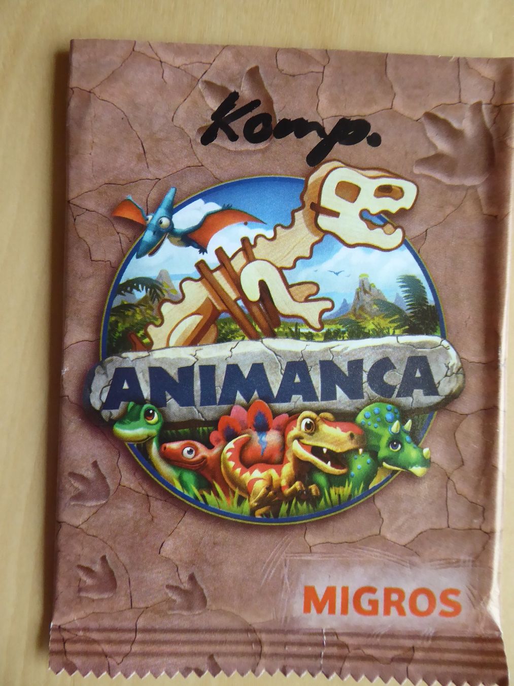 Migros Giocattoli: Migros Animanca Dinosaurier Steckfiguren. – Usato da Aadorf venduto da Dragonfisch