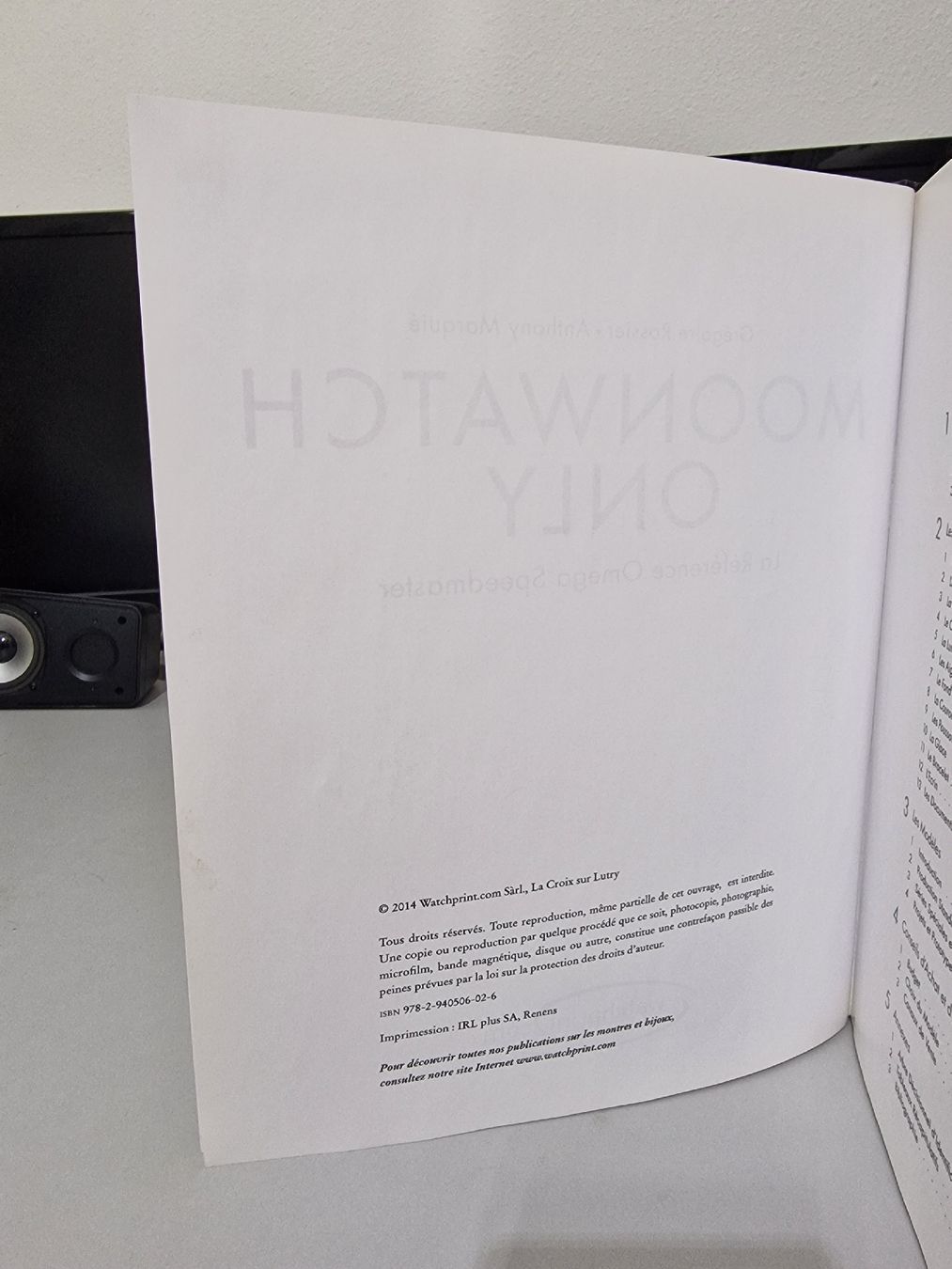 Libri: livre - moon watch only - la référence omega speedmaster – Usato da Lausanne venduto da yog_7rdt 1