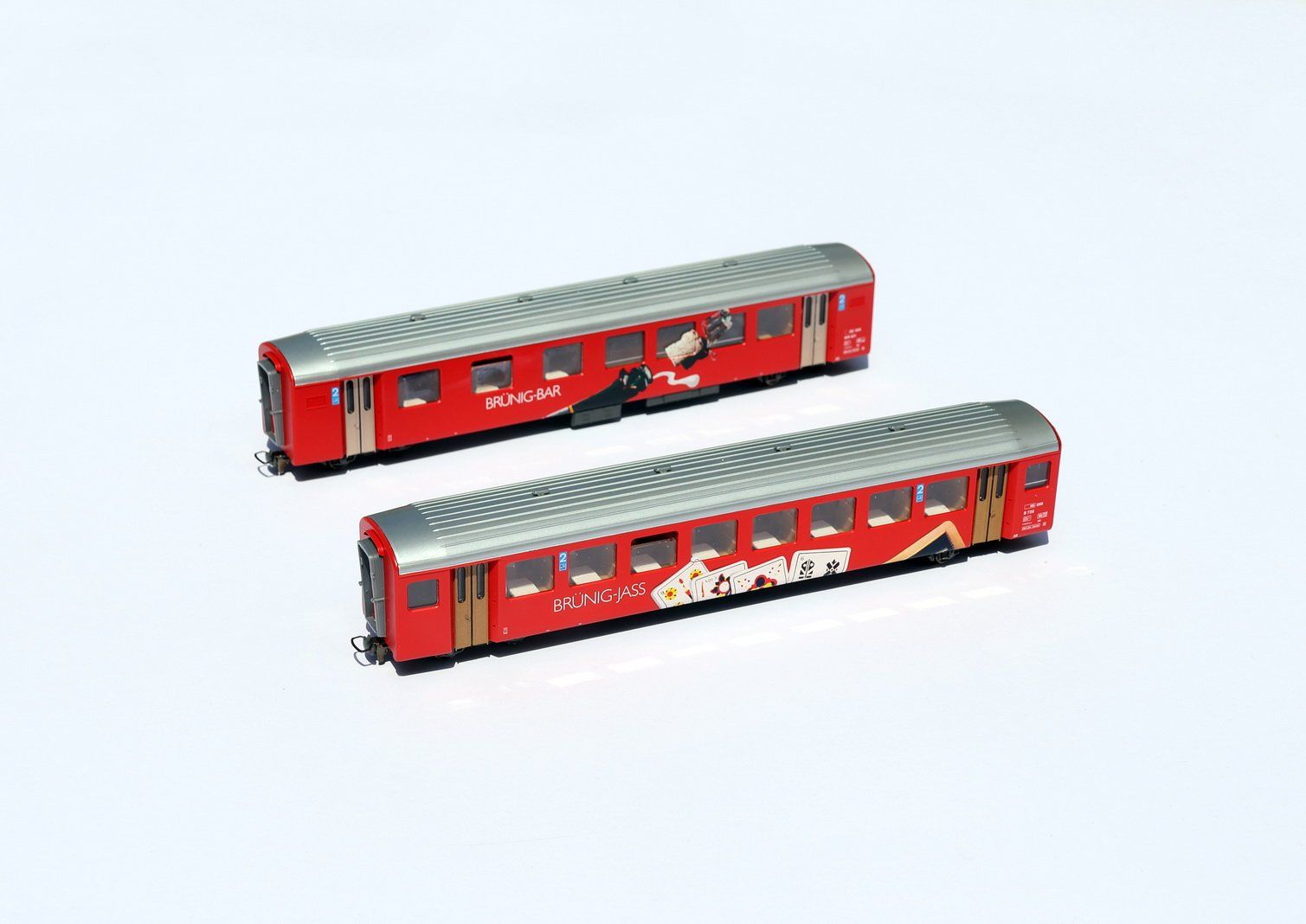 Bemo Modellini di ferrovie: Wagenpackung SBB Brünigbahn Servicewagen 2er Set von Bemo – Nuovo e nell'imballaggio originale da Rothenburg venduto da aron2006 2