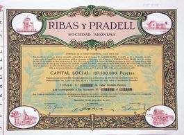Ribas y Pradell SA, Barcelona - 1954