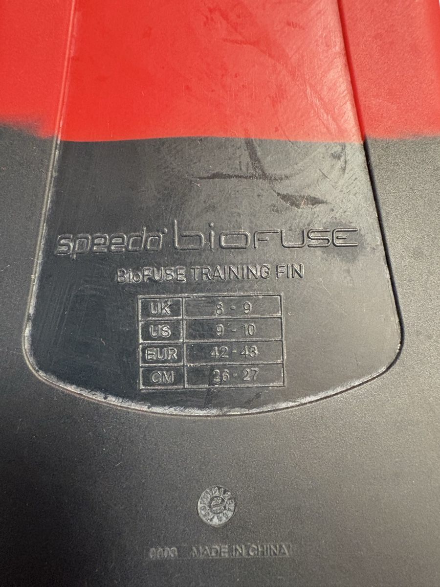 Pinne, Maschere & Boccagli: Speedo bioFUSE Training Fin – Usato da Bern venduto da noa_76z7 5