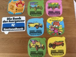 Vintage AKB Aufkleber Aargau Kantonalbank Oldtimer Sammlung