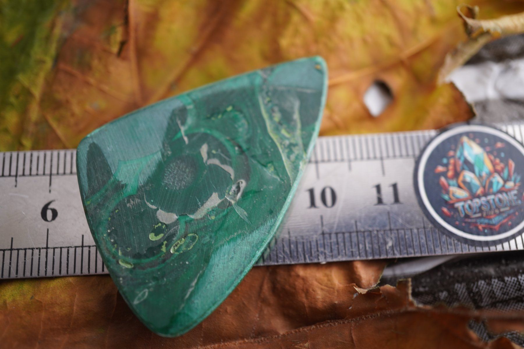 Mineralien & Heilsteine: Malachit  Cabachon  –Edelsteinstube Rausverkauf – Neu und originalverpackt aus Eschenbach SG von topstone 6