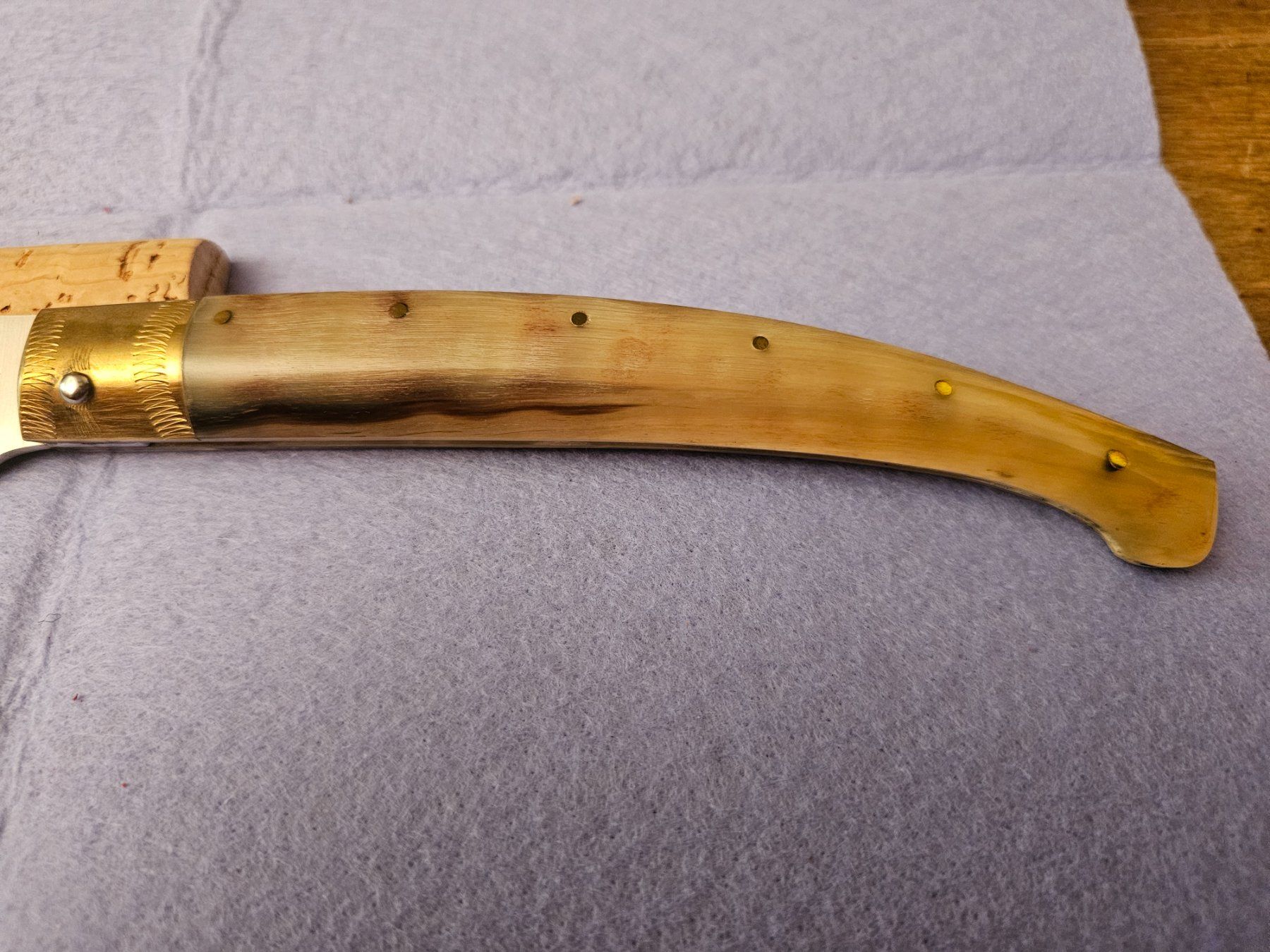 Accessori: Tanuccio Leoni Iscanu coltello lama 14,5 cm manico muflone – Nuovo e nell'imballaggio originale da Monte Carasso venduto da giave 2