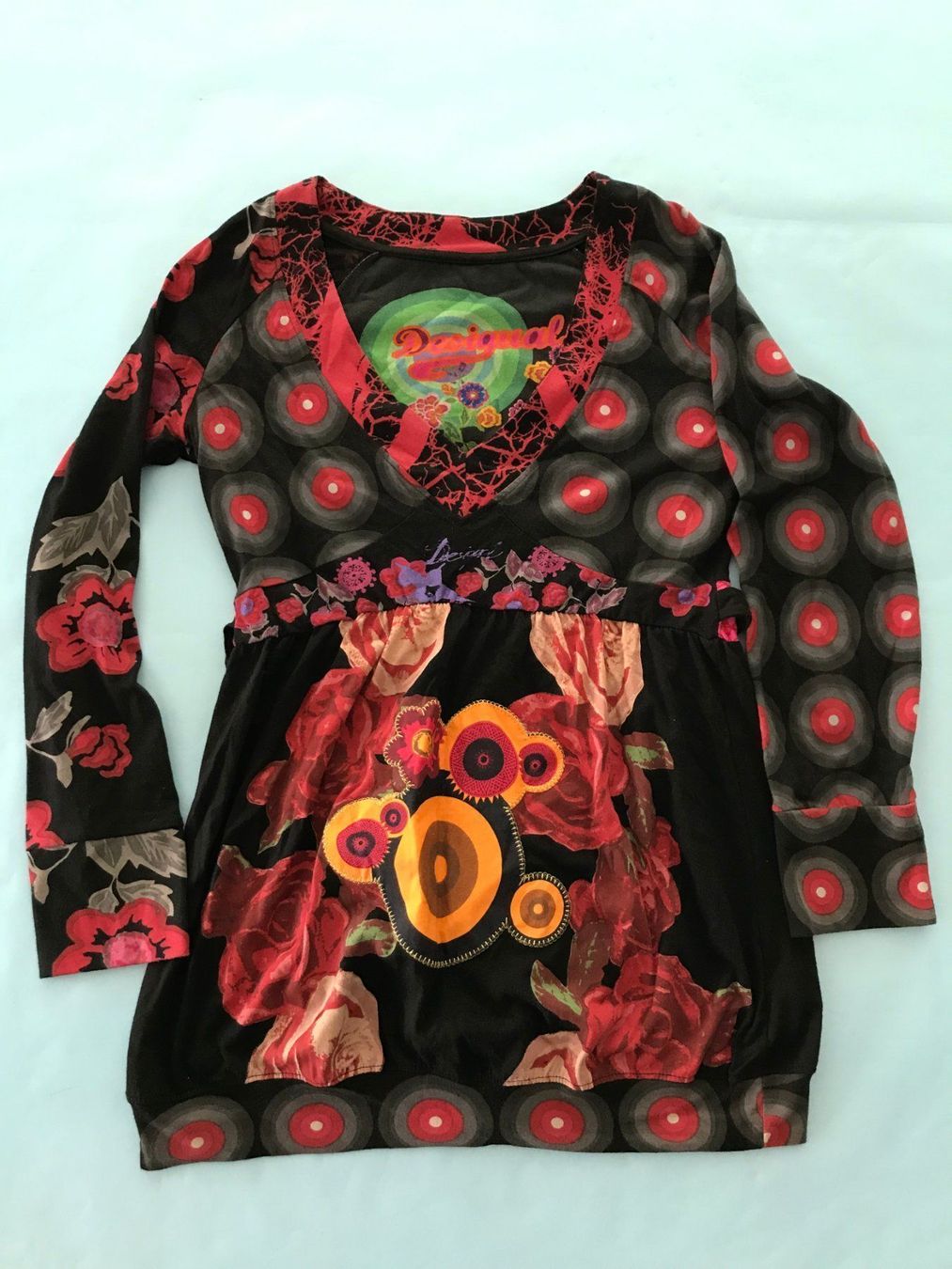 Desigual Tuniche: Desigual Damen-Tunika gemustert – Usato da Langnau am Albis venduto da cre_tr6k