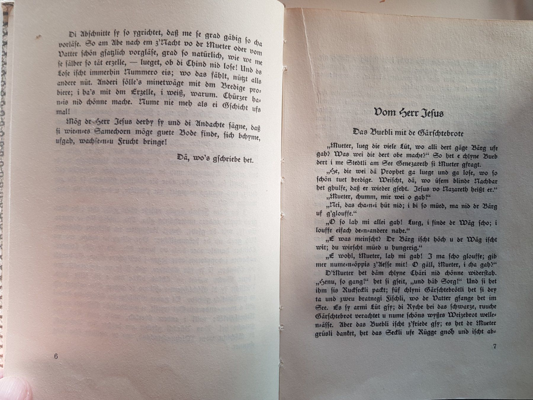 Bücher: antikes Buch: Bärndütschi Chinder Andachte 1947 Basel – Gebraucht aus Walterswil BE von Lonitti 1